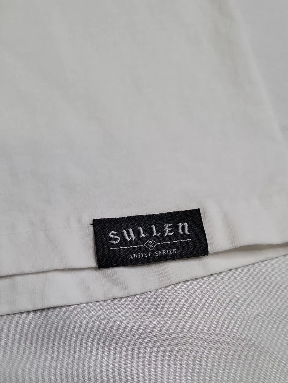 Sullen Art Mens White Short Sleeve Graphic Tee